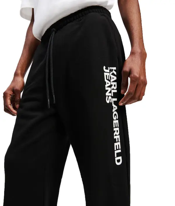 Slim Fit Cotton Logo Sweatpants 2 Image