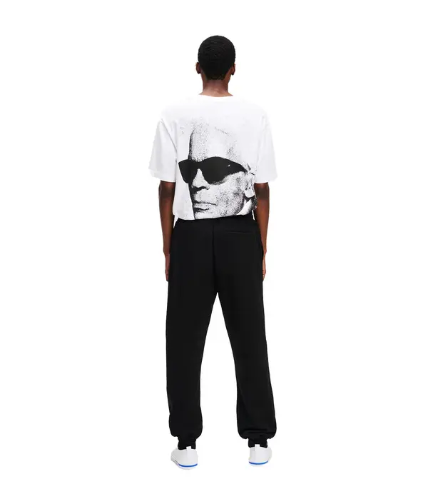 Slim Fit Cotton Logo Sweatpants 3 Image