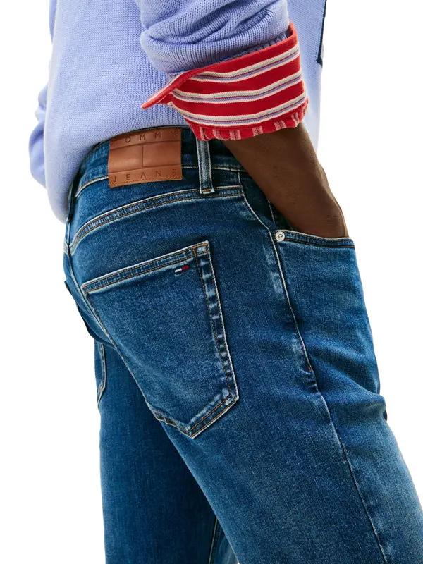 Scanton Slim Fit Stretch Cotton Blend Denim Jeans 4 Image