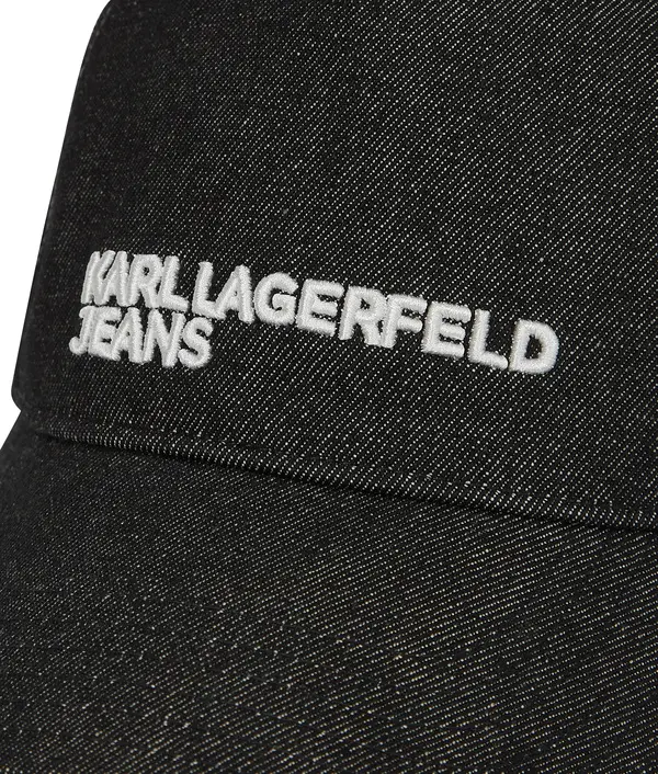 Embroidered Logo Denim Cap 1 Image