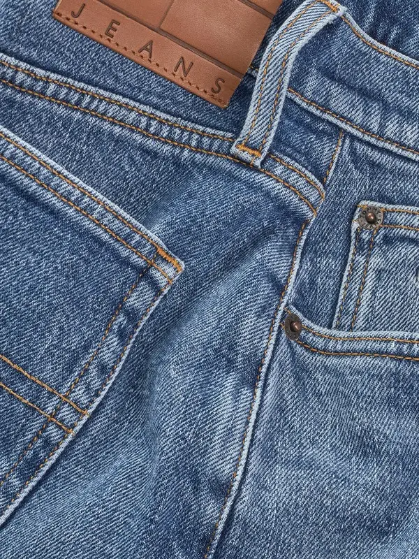 Straight Cut Denim Skirt 1 Image