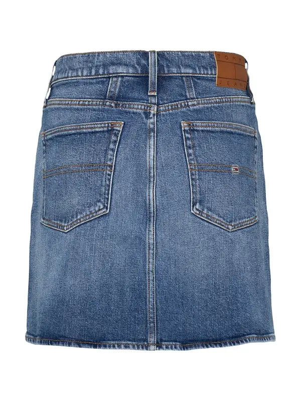 Straight Cut Denim Skirt 2 Image