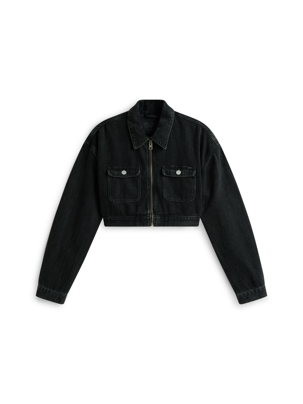 Cropped Denim Jacket 4 Image