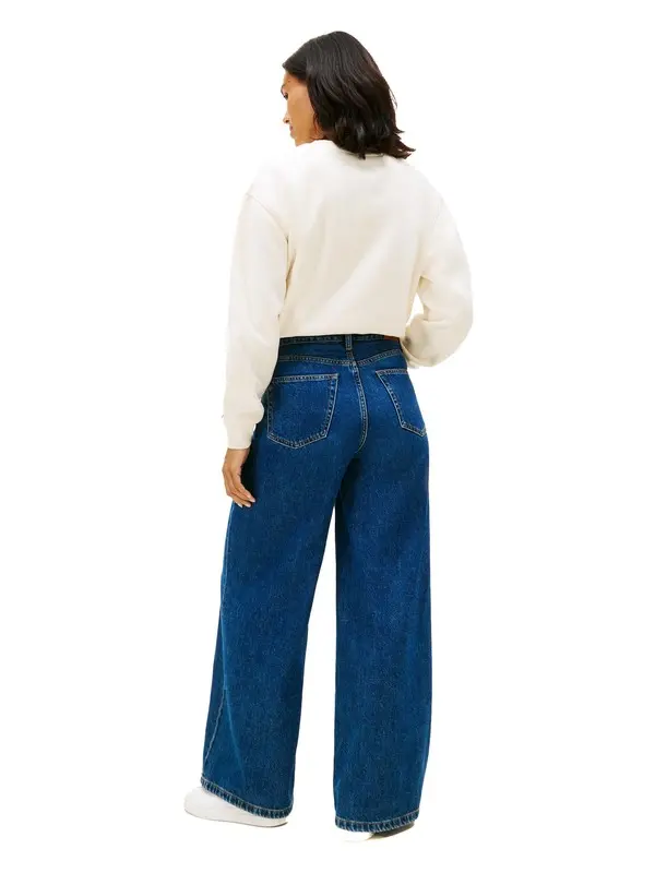 70s High Rise Wide Leg Jeans 2 Image