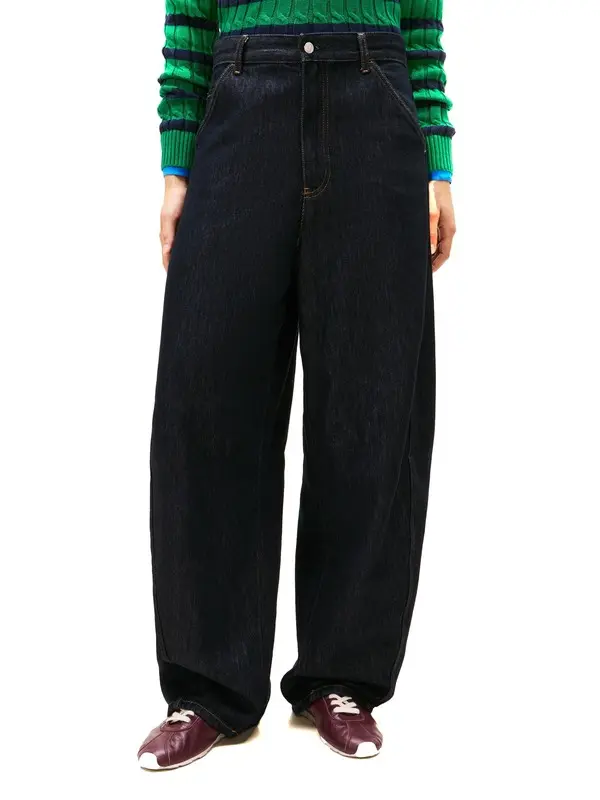 High Rise Loose Balloon Leg Jeans 4 Image