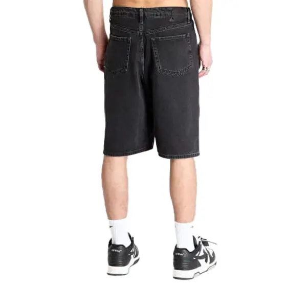 Laser Monogram Denim Shorts 1 Image