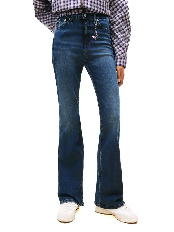 Sylvia High Rise Flared Jeans 4 Image