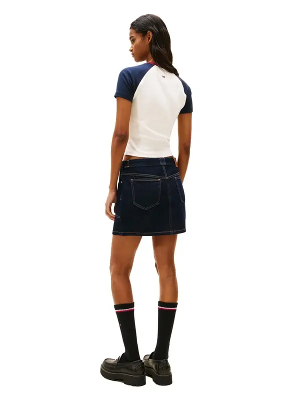 Logo Slim Raglan Sleeve T-Shirt 3 Image