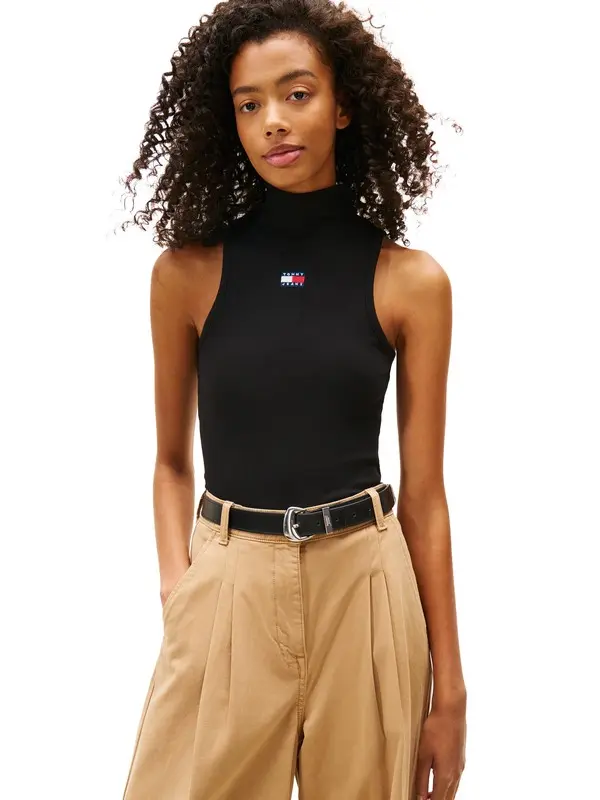 Tommy Badge Slim Fit Tank Top 3 Image