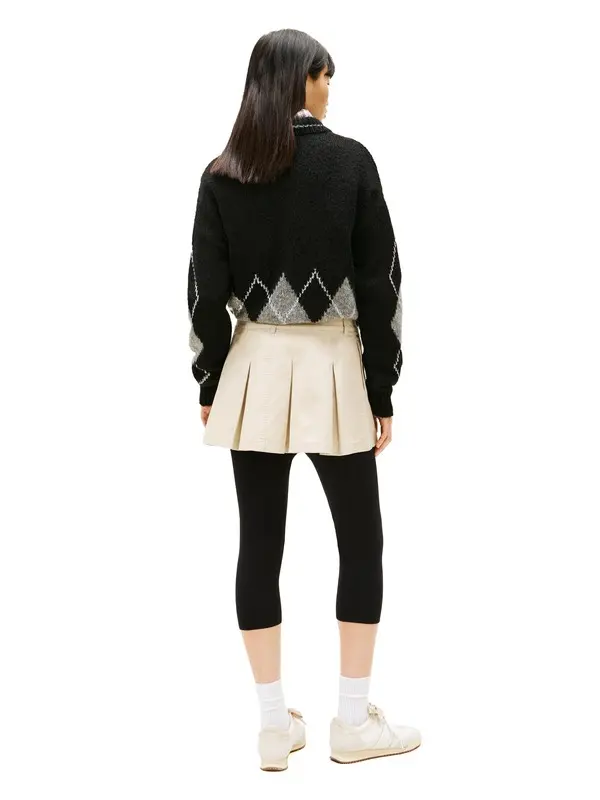 Pleated Mini Skirt 1 Image