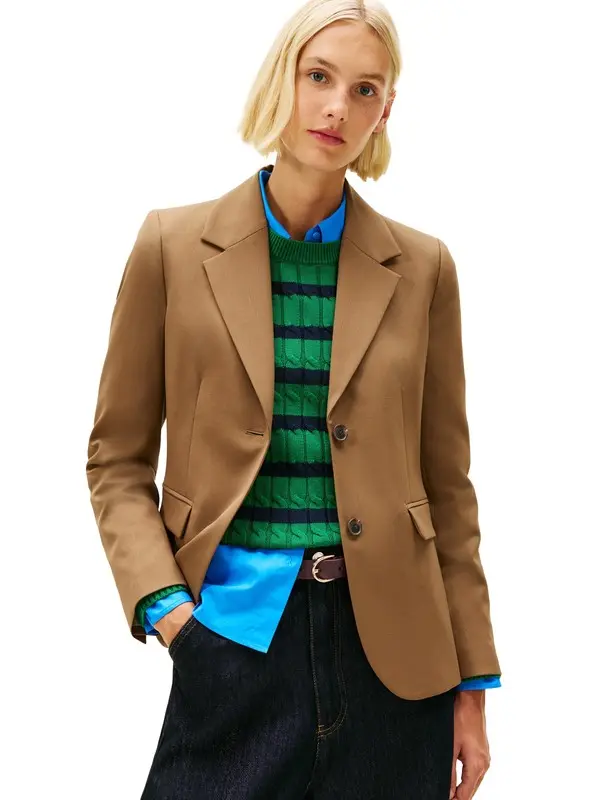 Timeless Regular Fit Wool Blend Blazer 4 Image