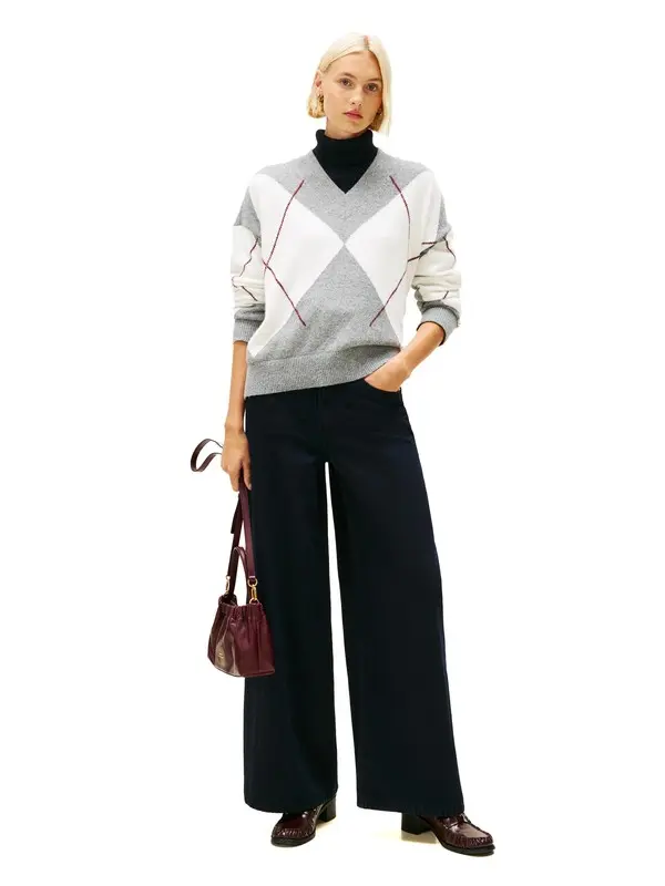 Wide Leg High Waisted Jeans 2 Image