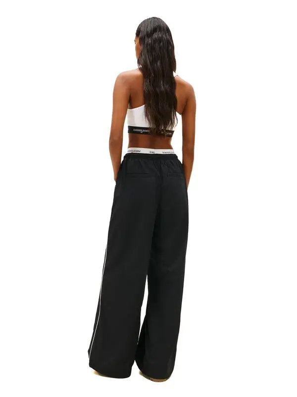 Recycled Wide Leg Jogger Trousers 1 Image