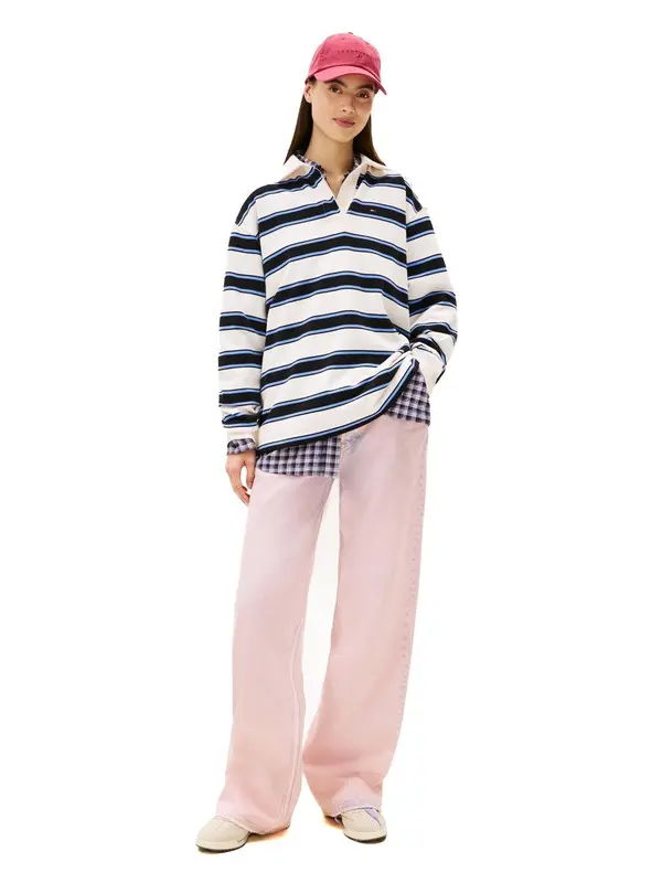 Mia Mid Rise Relaxed Straight Leg Jeans 3 Image