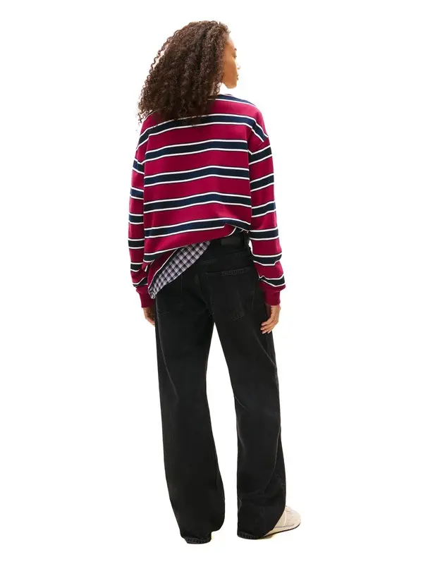 Mia Mid Rise Relaxed Straight Leg Black Jeans 2 Image