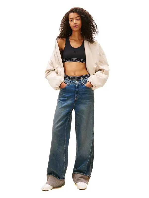 Racerback Slim Cropped Bra Top 2 Image