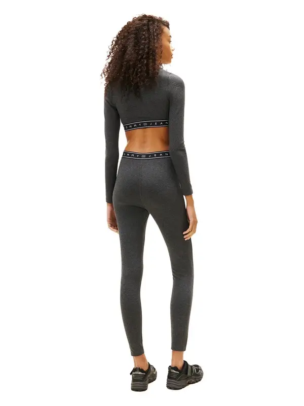 Long Sleeve Slim Crop Top 2 Image