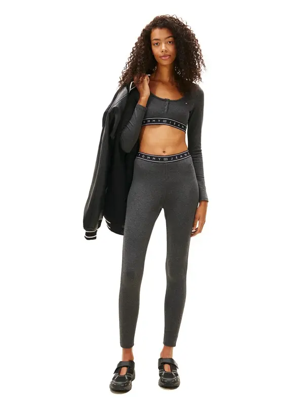 Long Sleeve Slim Crop Top 3 Image