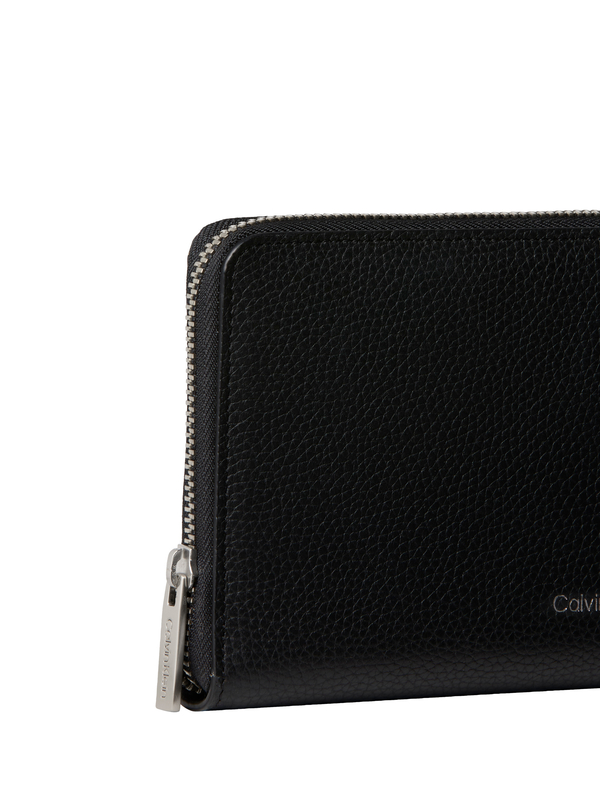 Foil Emboss Long Zip Fold Wallet 2 Image