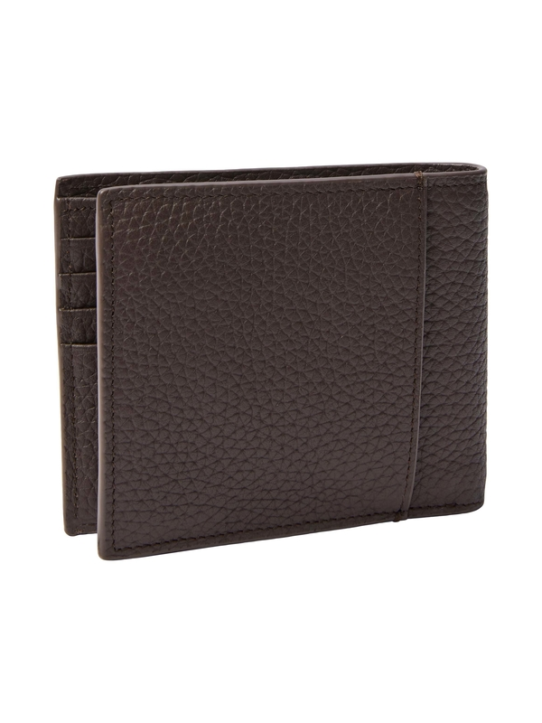 Pebbled Leather Billfold Wallet 2 Image
