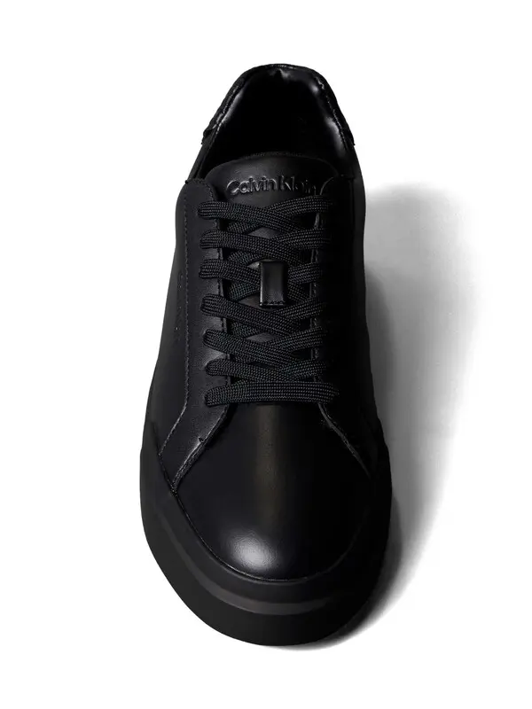 Smooth Leather Logo Trainers 2 Image