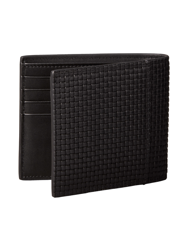 Embossed Woven Billfold Coin Wallet 2 Image