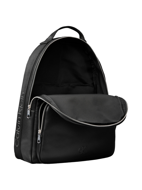 Logo Webbing Strap Round Backpack 1 Image