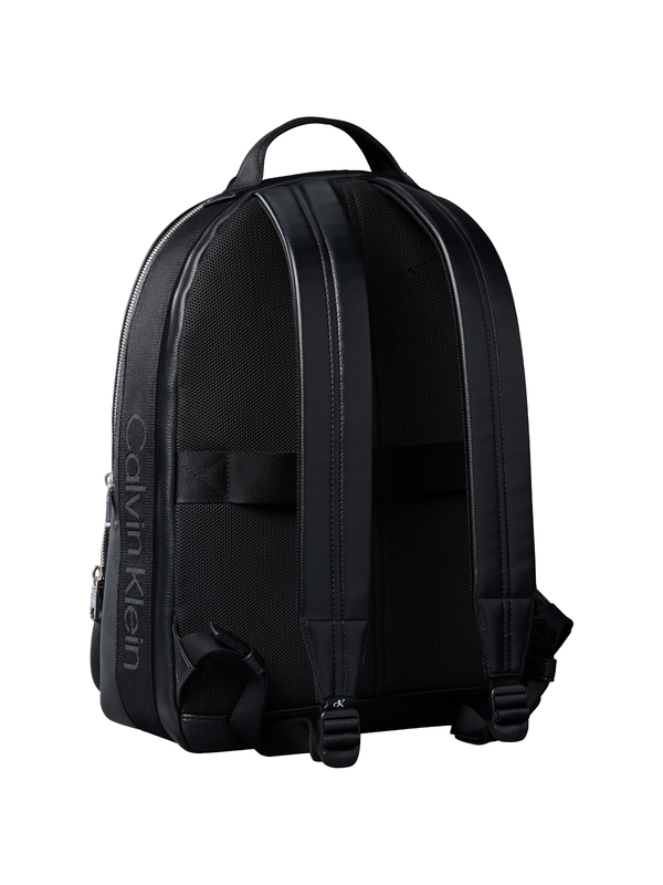 Logo Webbing Strap Round Backpack 2 Image