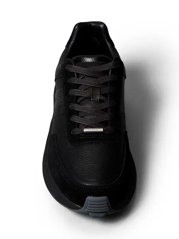 Leather Chunky Runner Trainers 2 Image