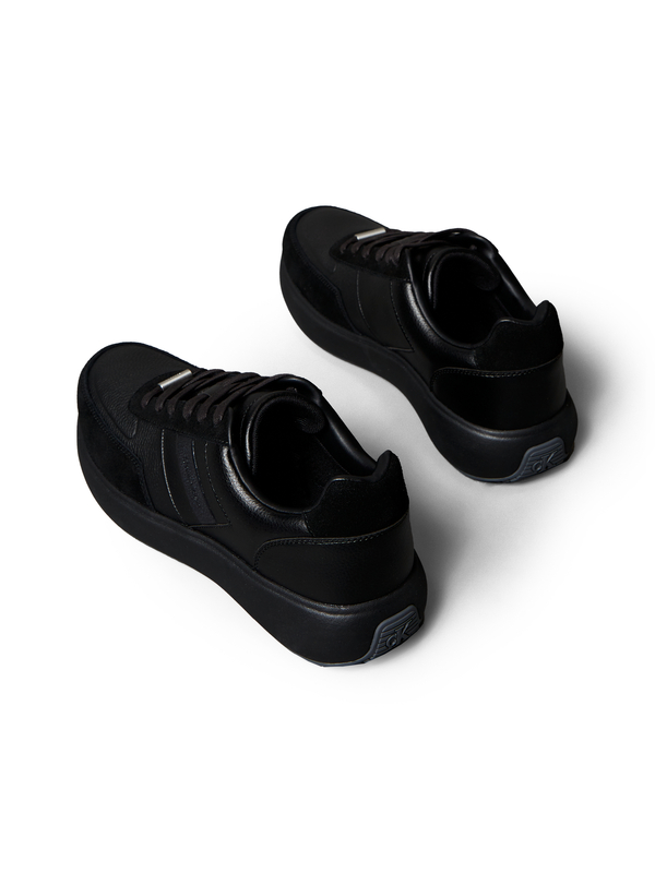 Leather Chunky Runner Trainers 4 Image