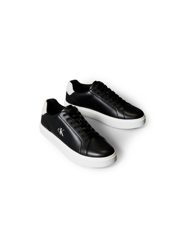 Cupsole Lace-Up Leather Sneakers 3 Image