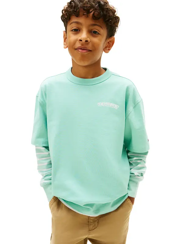 Textured Back Logo Jersey T-Shirt 2 Image