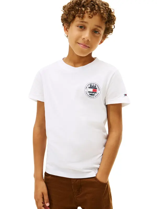 Circle Graphic Short Sleeve T-Shirt 2 Image