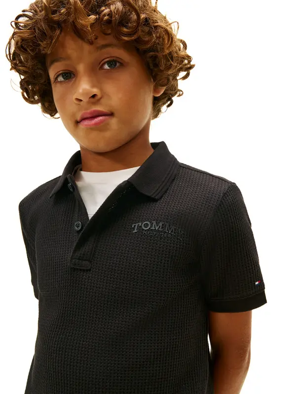 Chest Logo Short Sleeve Polo 1 Image