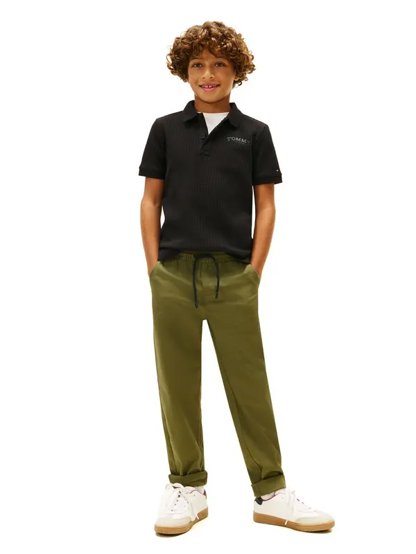 Chest Logo Short Sleeve Polo 3 Image