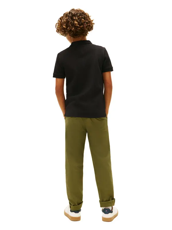 Chest Logo Short Sleeve Polo 4 Image