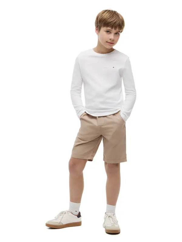 Long Sleeve Cotton Basic Top 1 Image