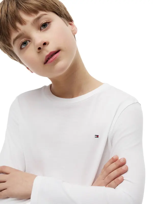 Long Sleeve Cotton Basic Top 2 Image