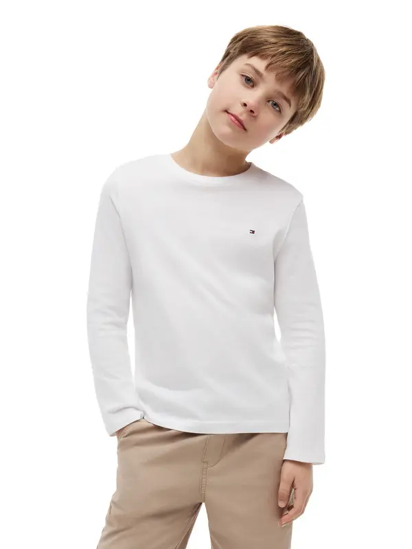 Long Sleeve Cotton Basic Top 3 Image