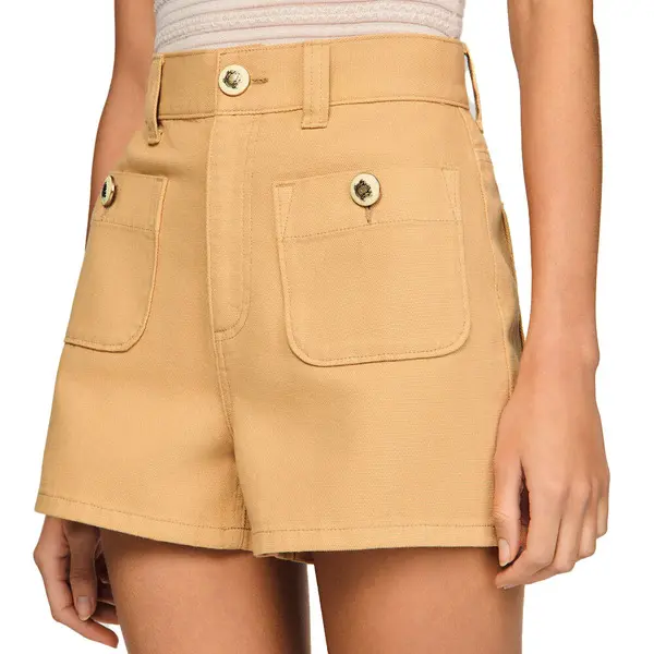 High Waisted Denim Shorts 3 Image