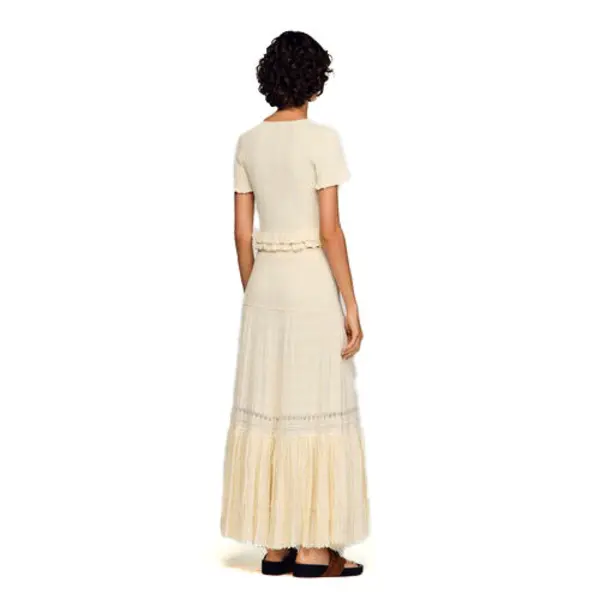 Ruffled Knit Cardigan 1 Image