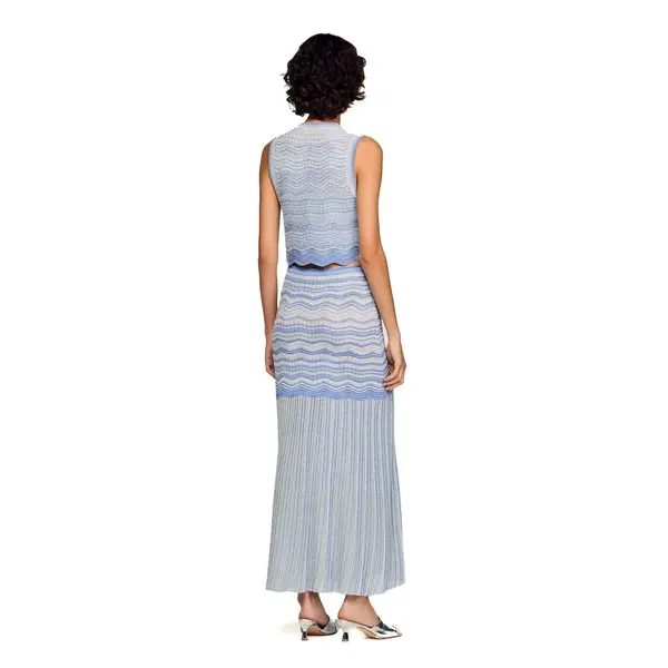 Decorative Knit Crop Top 1 Image