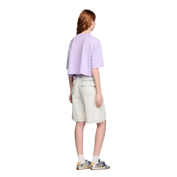 Rhinestone Cropped T-Shirt 2 Image