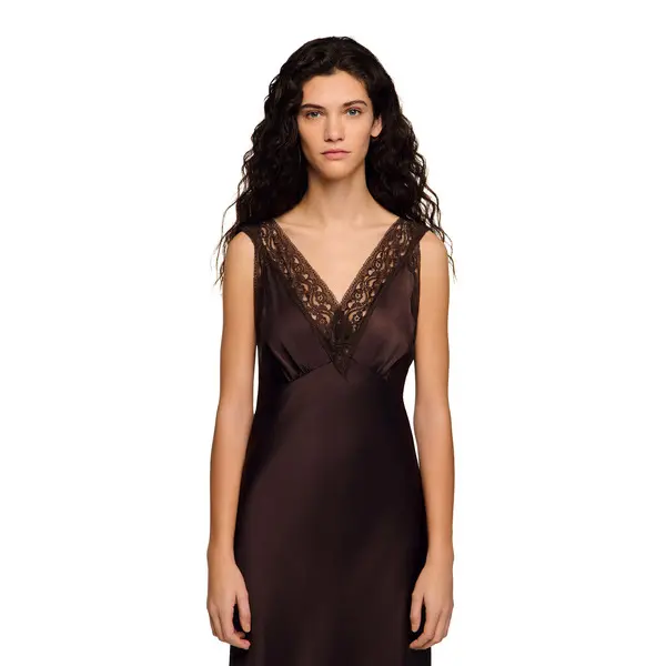 Lace Collar Maxi Dress 2 Image