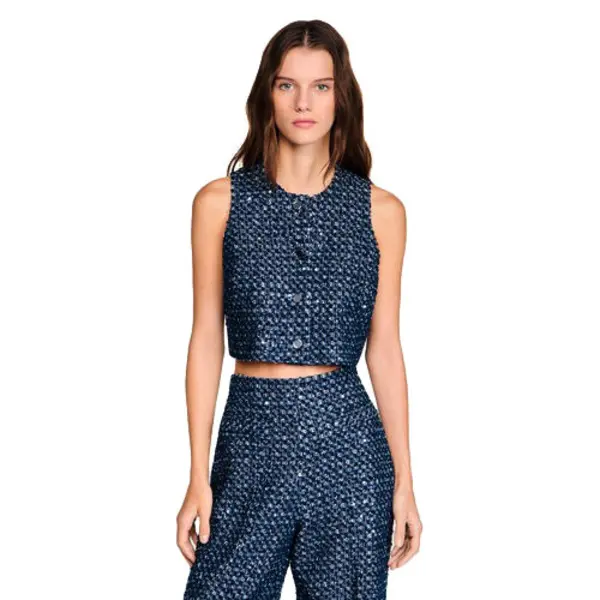 Sequin Crop Top 2 Image