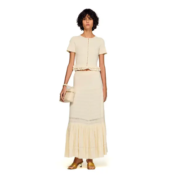 Maxi Knit Skirt 1 Image