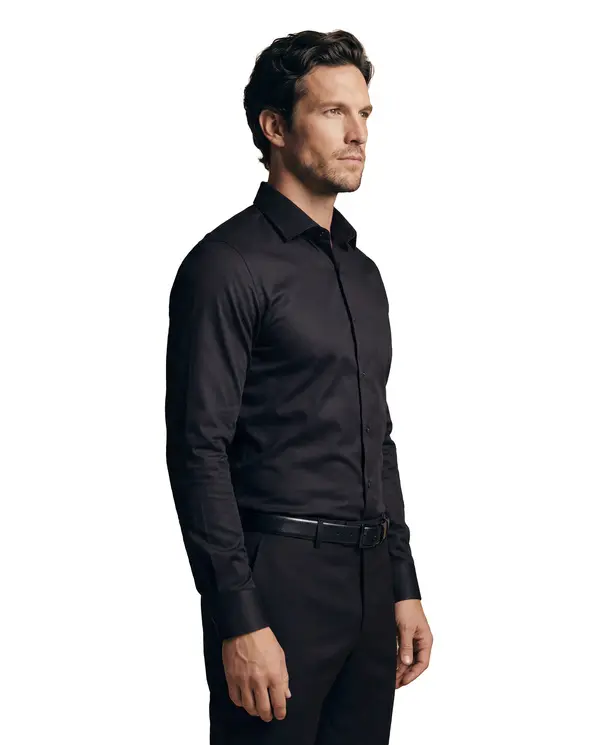 Classic Point Collar Slim Fit Shirt 2 Image