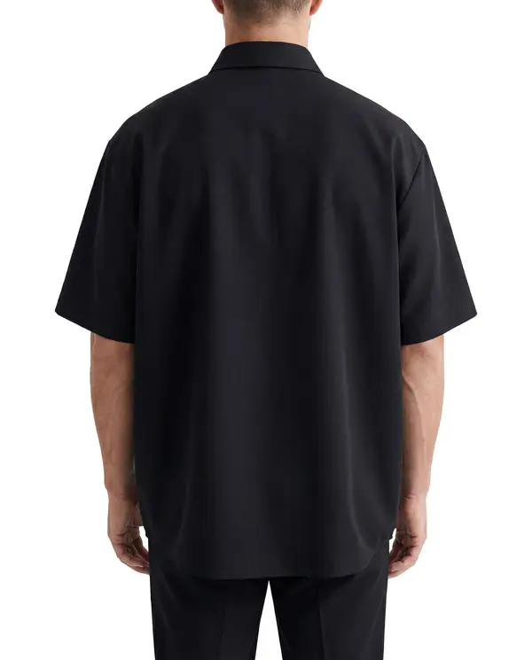 Lightweight Oversized Short-Sleeve Shirt 2 Image