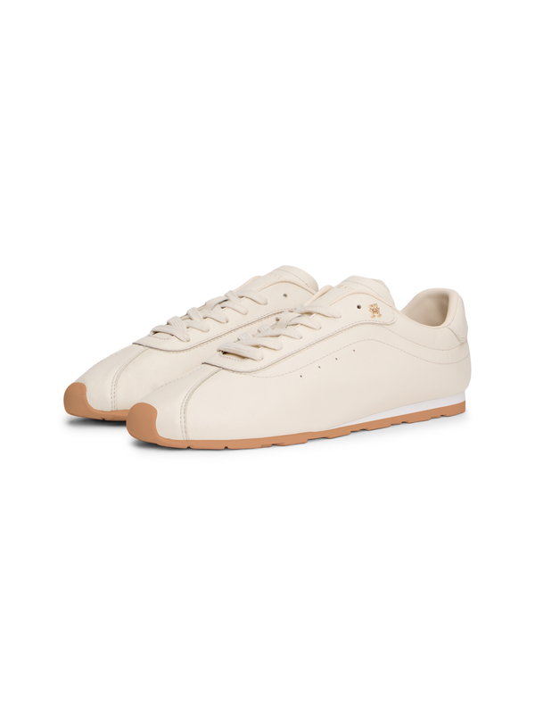 TH Monogram Low-Profile Leather Sneakers 2 Image