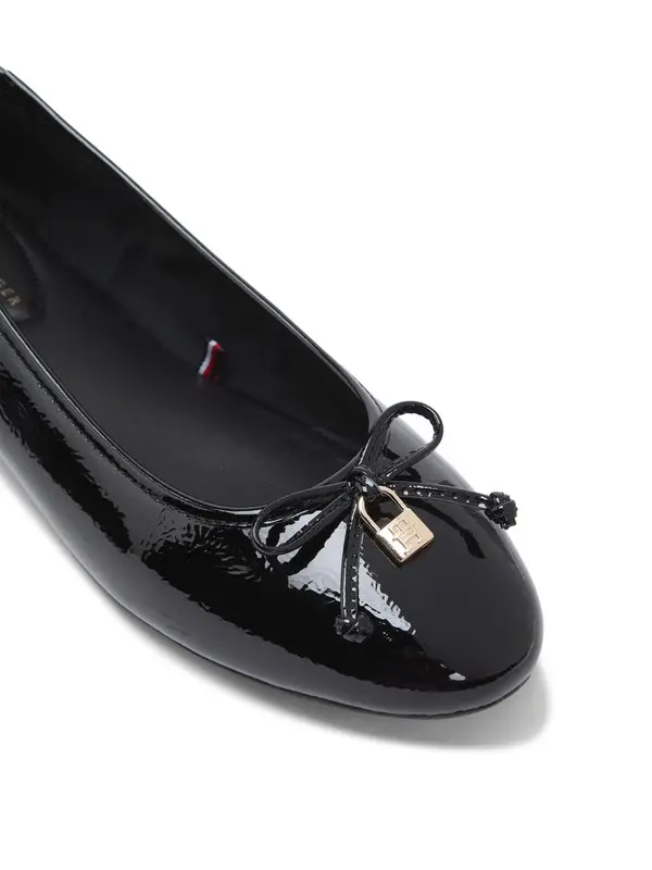 Patent Leather TH Monogram Ballerinas 1 Image